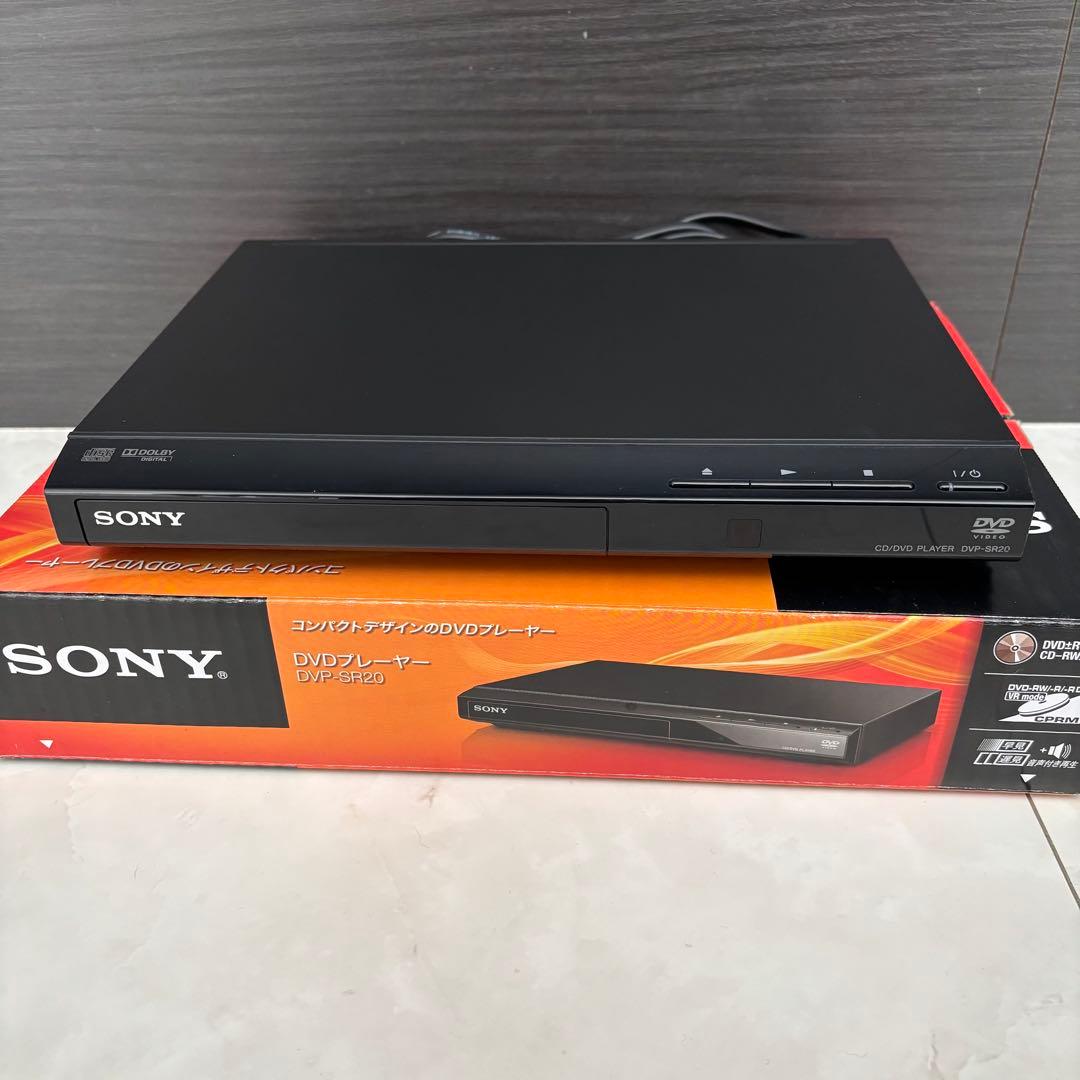 未使用・保証付★ソニー DVDプレーヤー ブラック 再生 DVP-SR20 BC
