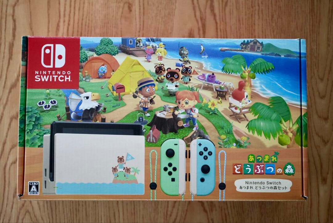 Nitendo Switch本体　あつ森エディション microSD32GB付属
