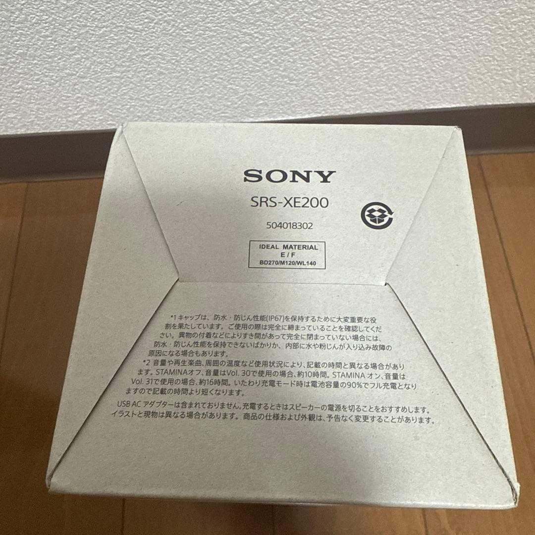 SONY XE200 ワイヤレススピーカー ブラック