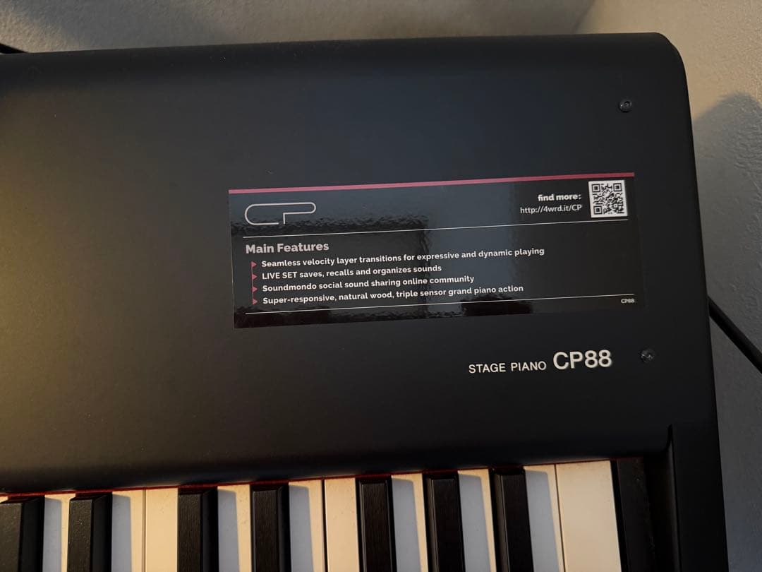 【美品】Yamaha CP88 ステージピアノ 譜面台は未使用