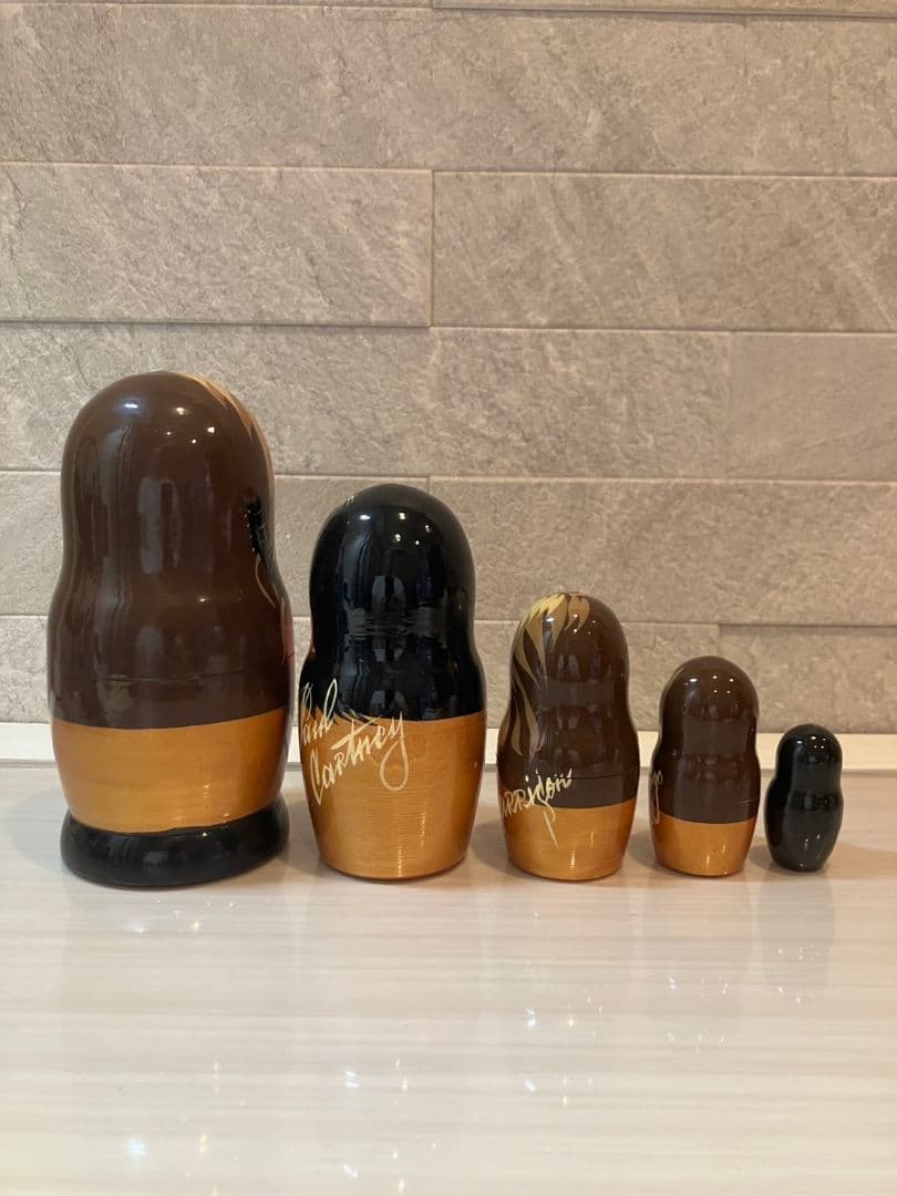 ビートルズマトリョーシカとマトリョーシカ2体セット