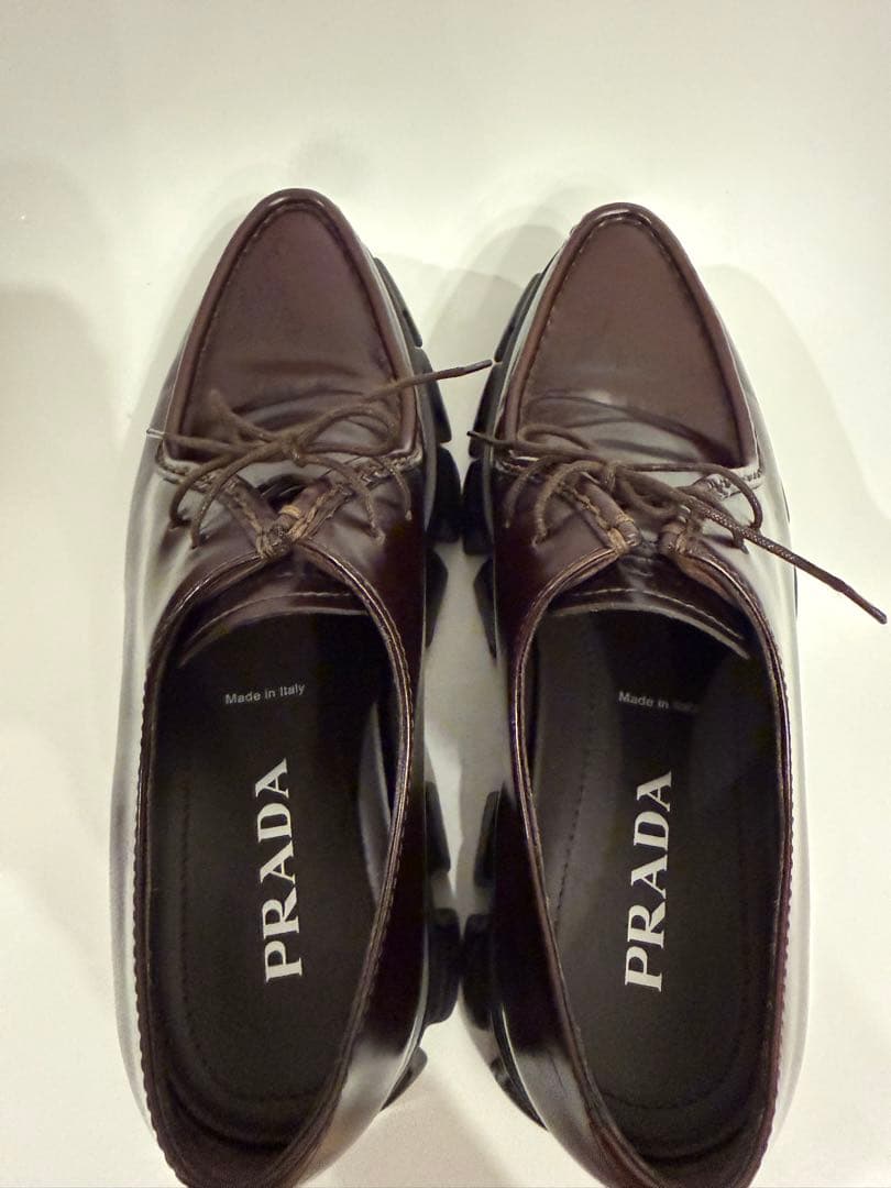 専用中⭐︎人気PRADA モノリス試着のみ⭐︎サイズ8.5