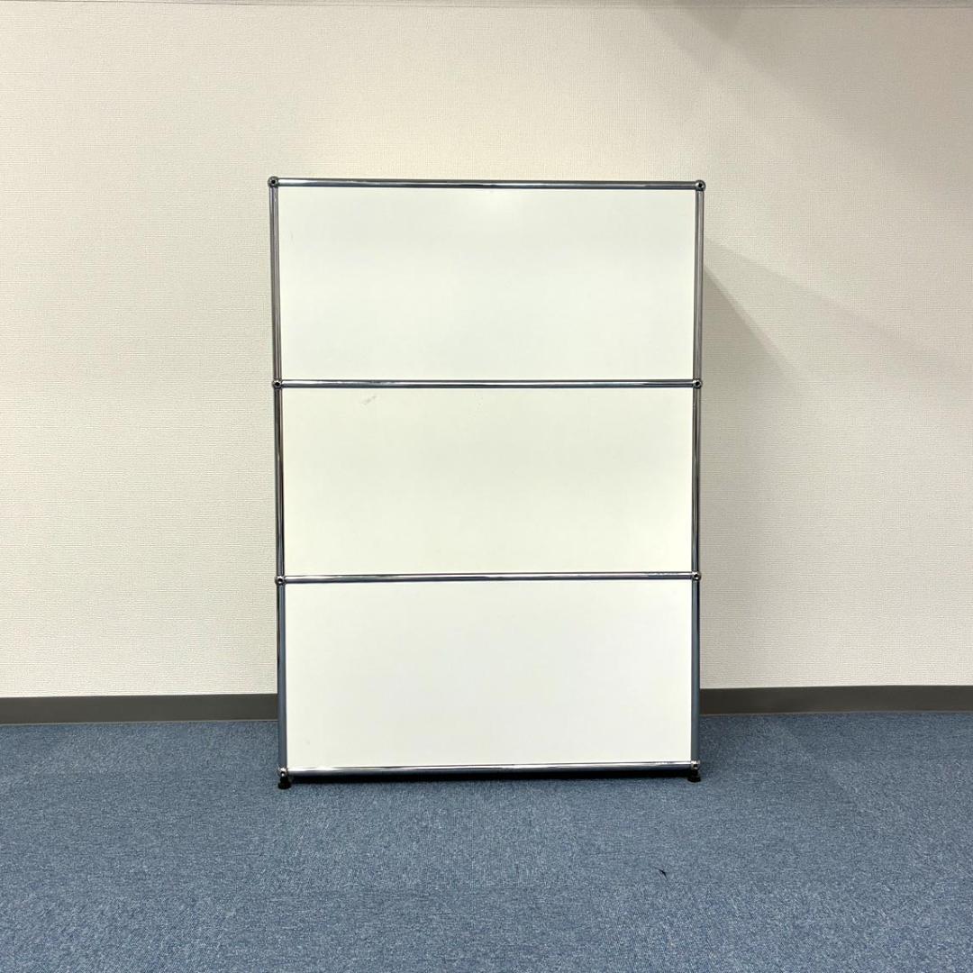 中古 USMハラー｜キャビネット リビング・1列3段 ピュアホワイト