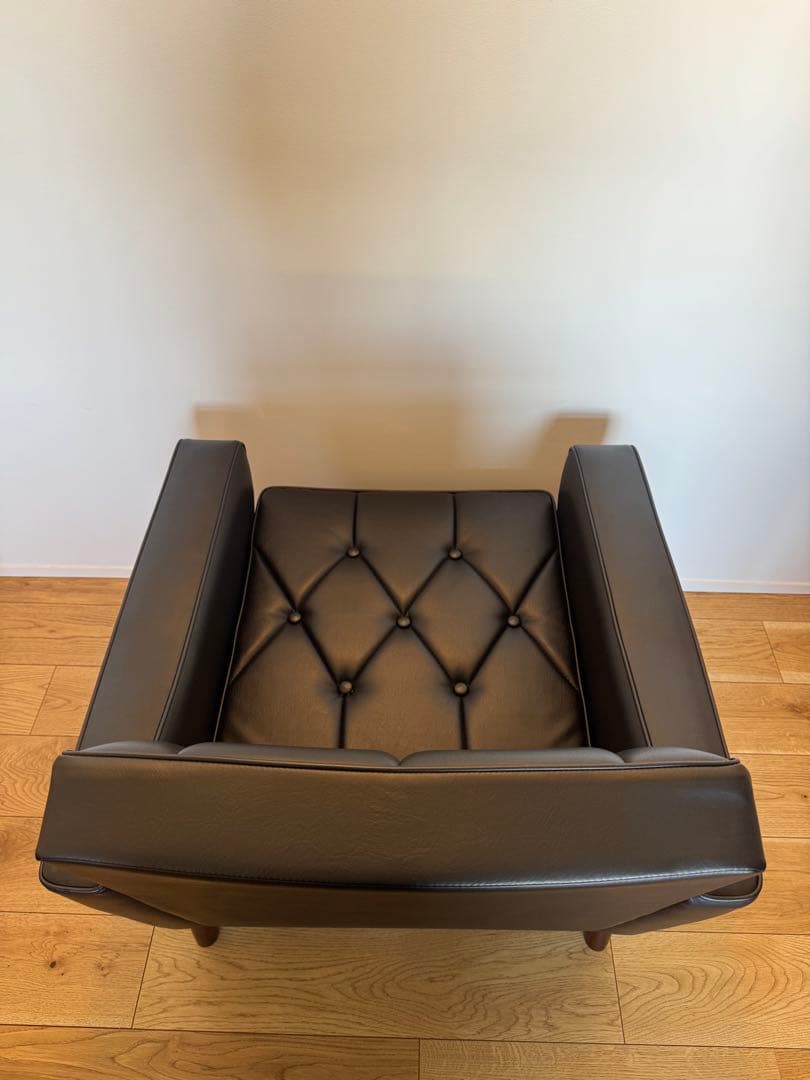 karimoku カリモク ロビーチェア ソファ 1シーター ブラック