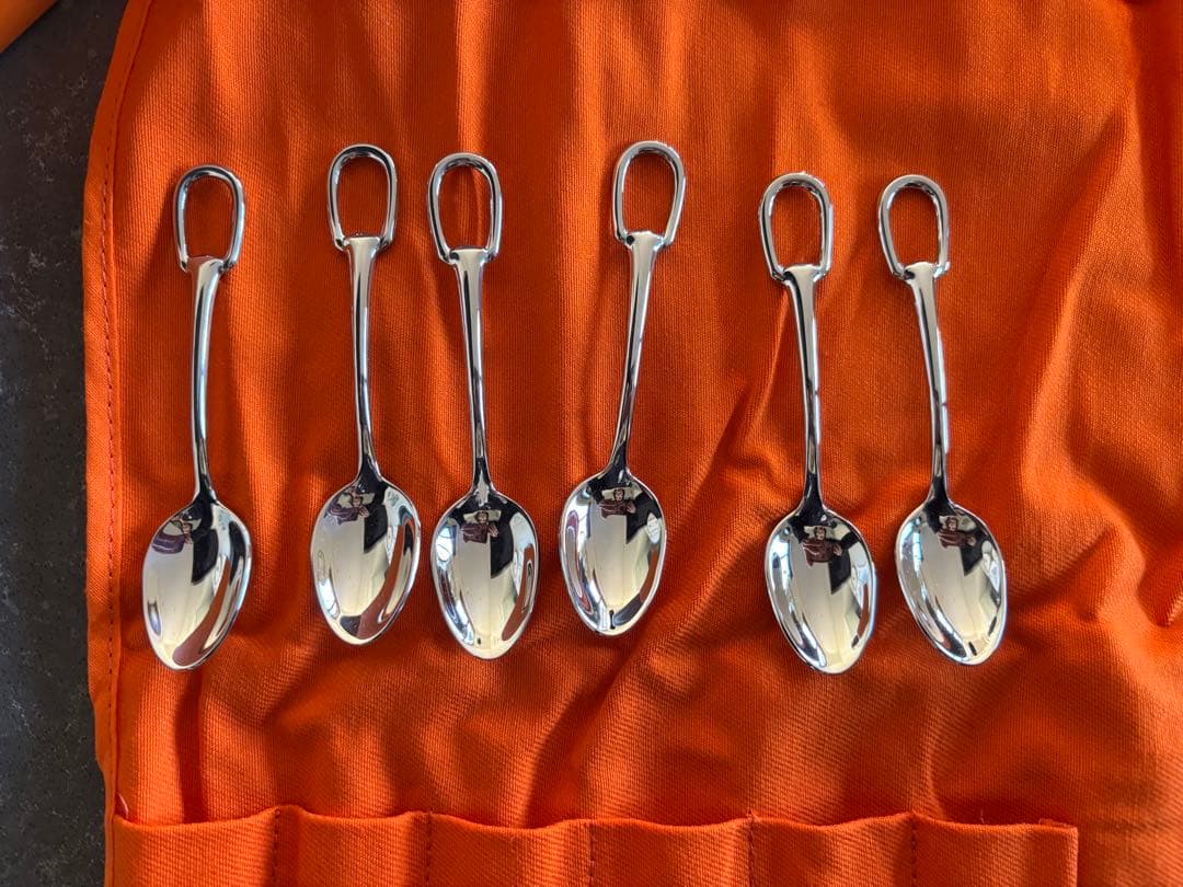 エルメス　デザートスプーン　アトラージュ