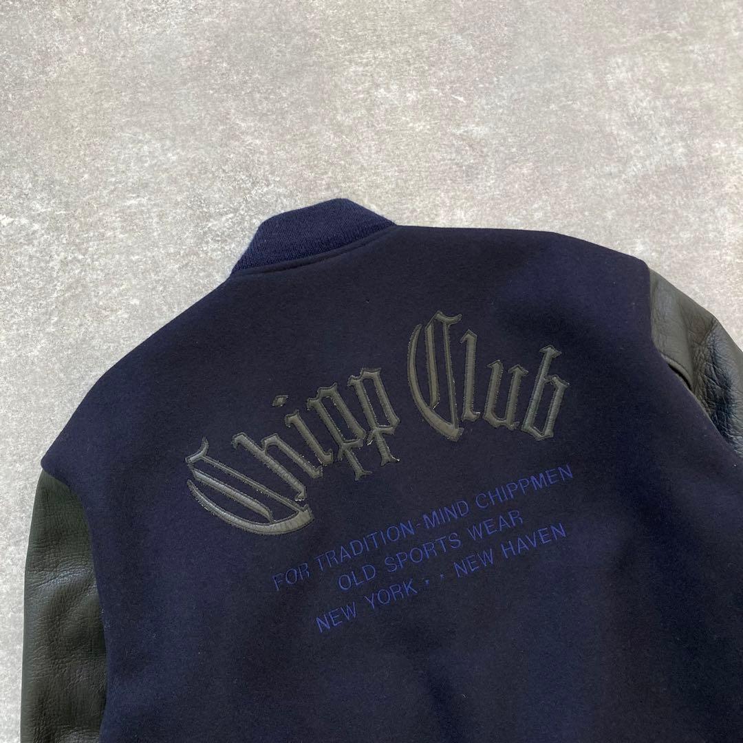 【Macbeth】 chipp club マクベス スタジャン 袖レザー 80s