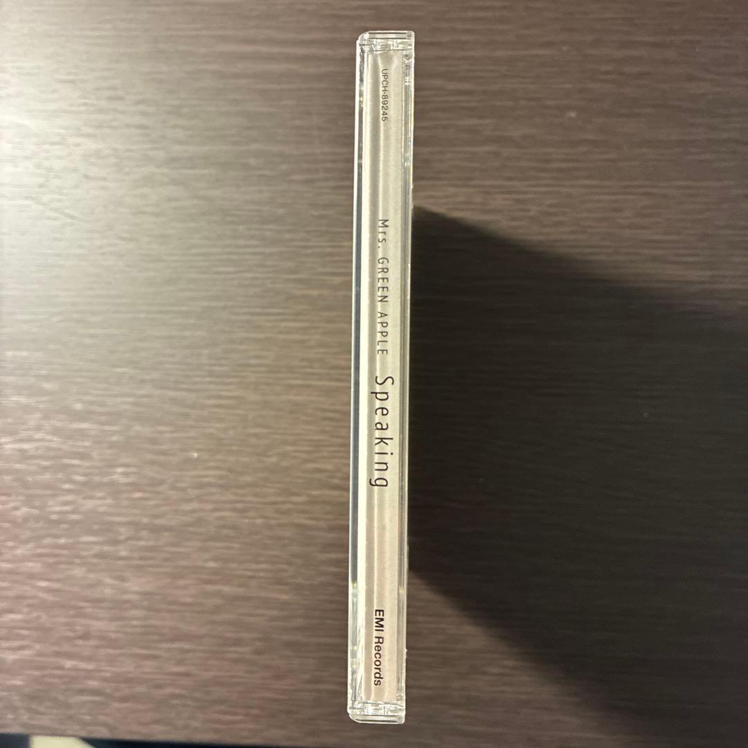 Mrs. GREEN APPLE Speaking 初回盤 ミセス