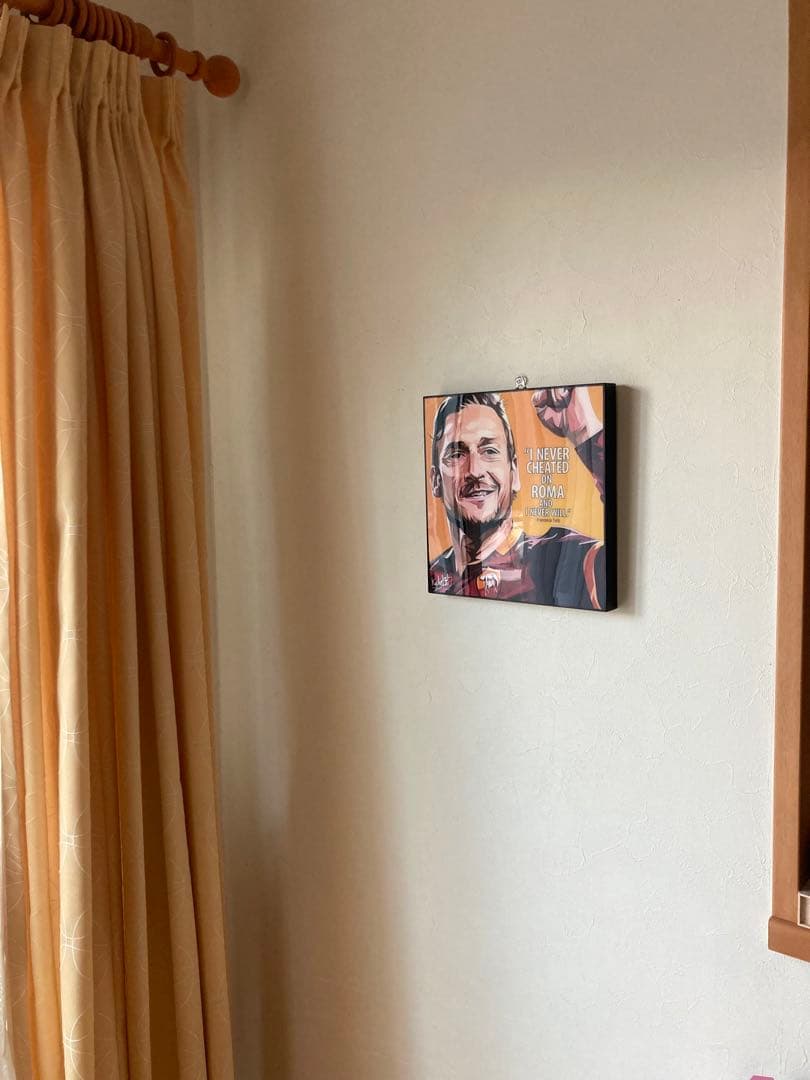 サッカー選手　アートパネル　壁掛け　6枚セット ポスター　匿名即発送　レジェンド