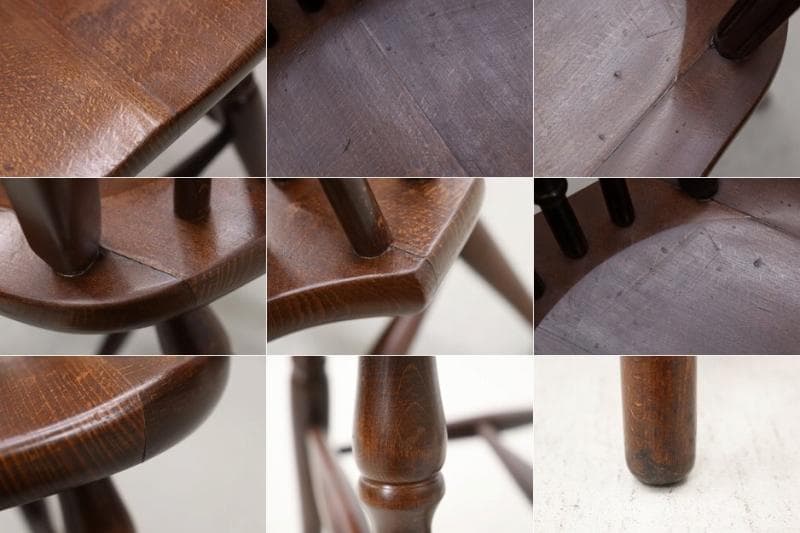 秋田木工 ダイニングチェア ウィンザーチェア 椅子 曲木 無垢材 スポーク