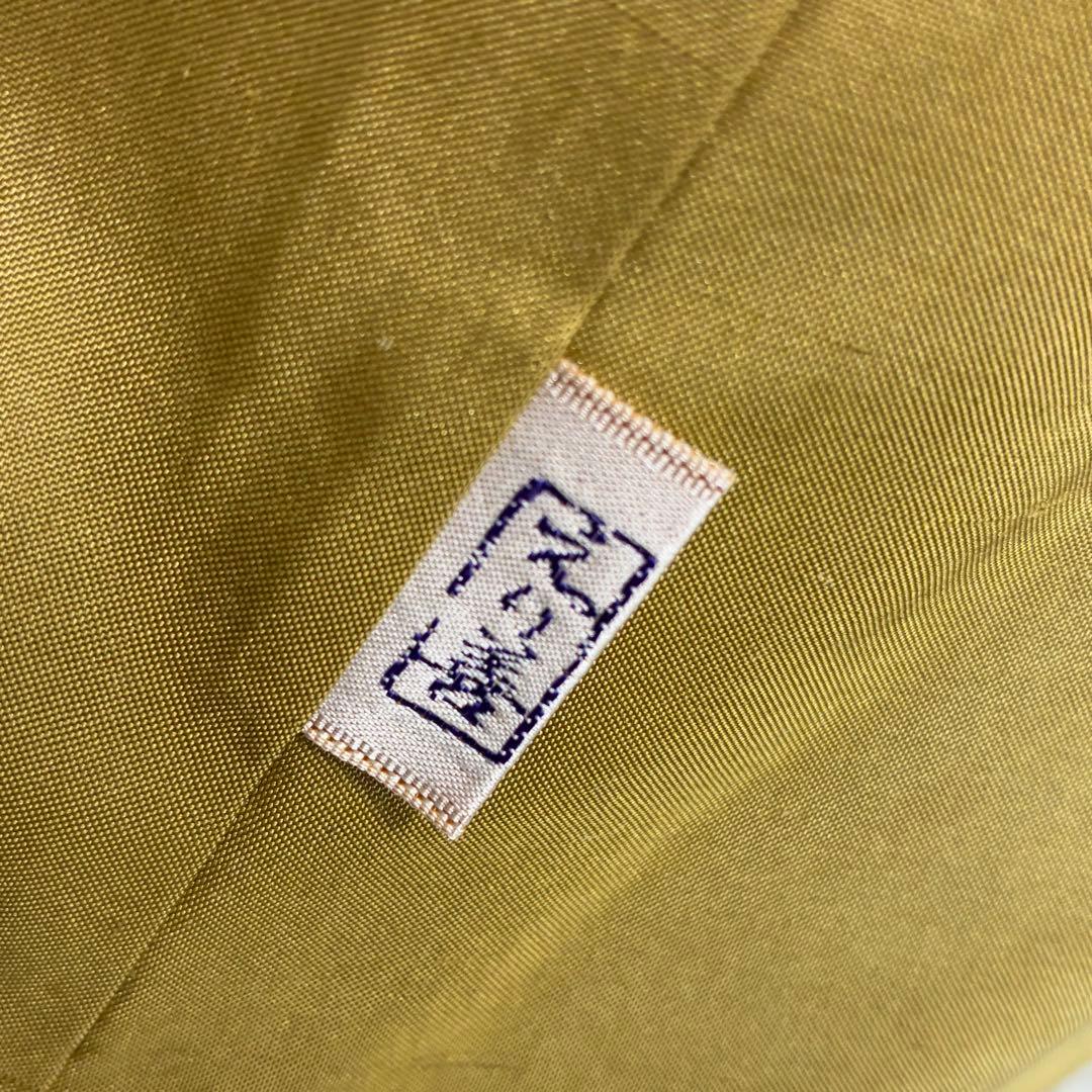 D186 本場結城紬　えり善　正絹　着物　袷　極美品