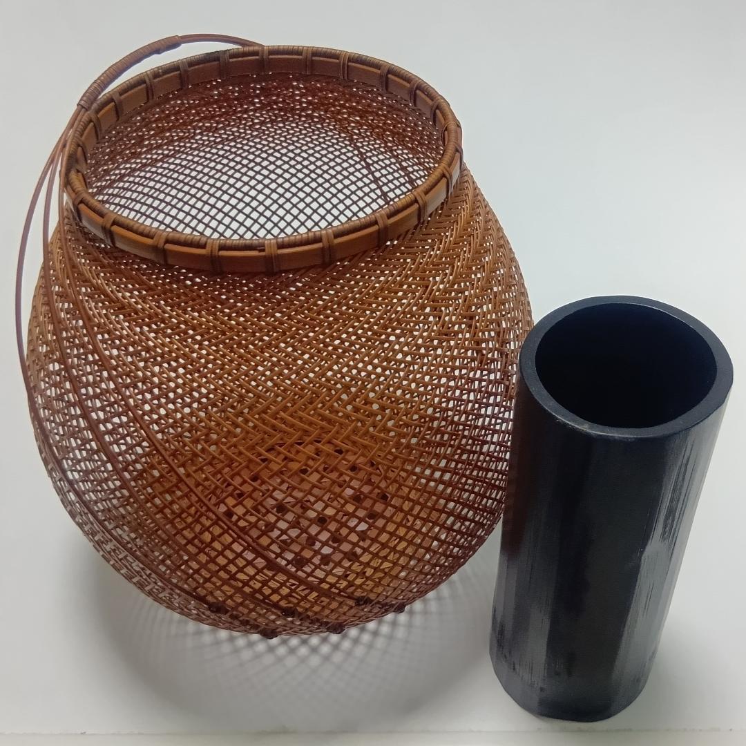 【期間限定～2/8】 花籠 はなかご 竹工芸 茶道具 伝統工芸品