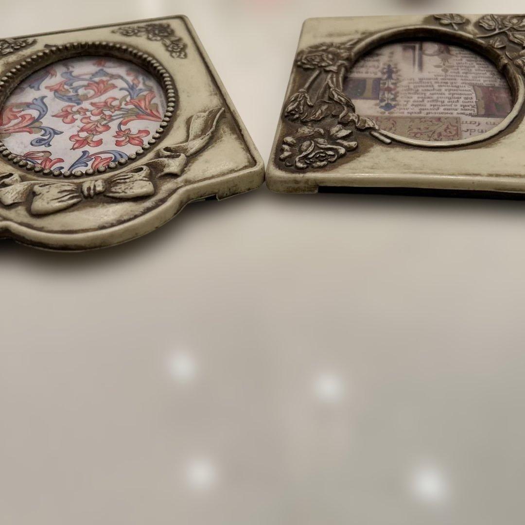 フランスアンティーク　フォトフレーム　写真立て　ブロカント　フレーム