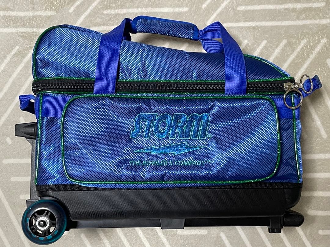 ✳️STORM製 ボーリングキャリーバック＋ボール(ROUND1)2コ付き