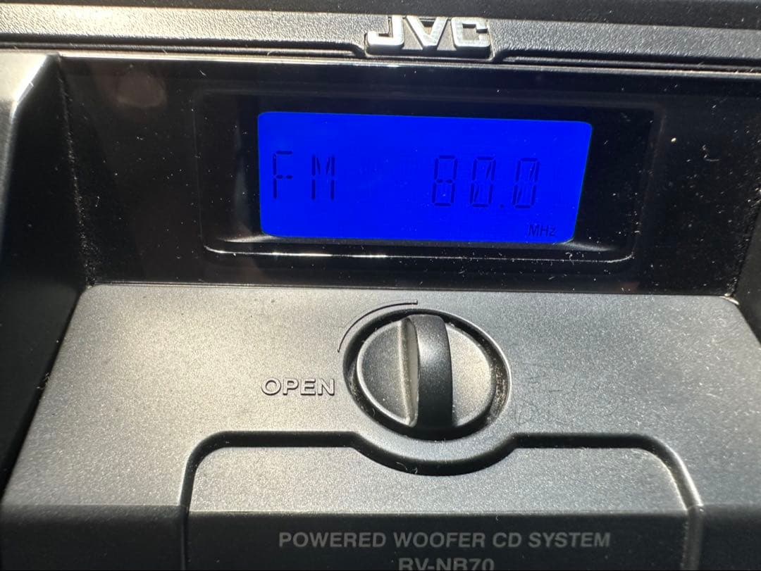 CD iPod ラジカセ JVC 日本ビクター株式会社 リモコン コードセット