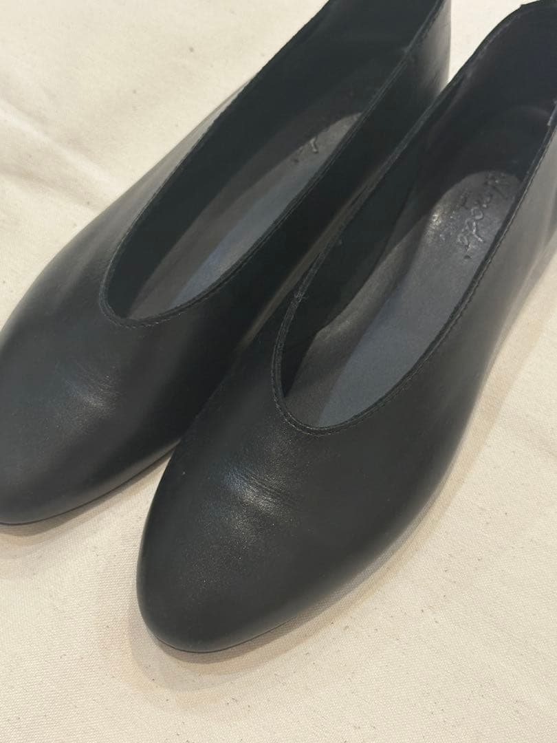 stilmodaスティルモーダイタリア製ローヒールパンプスブラック本革