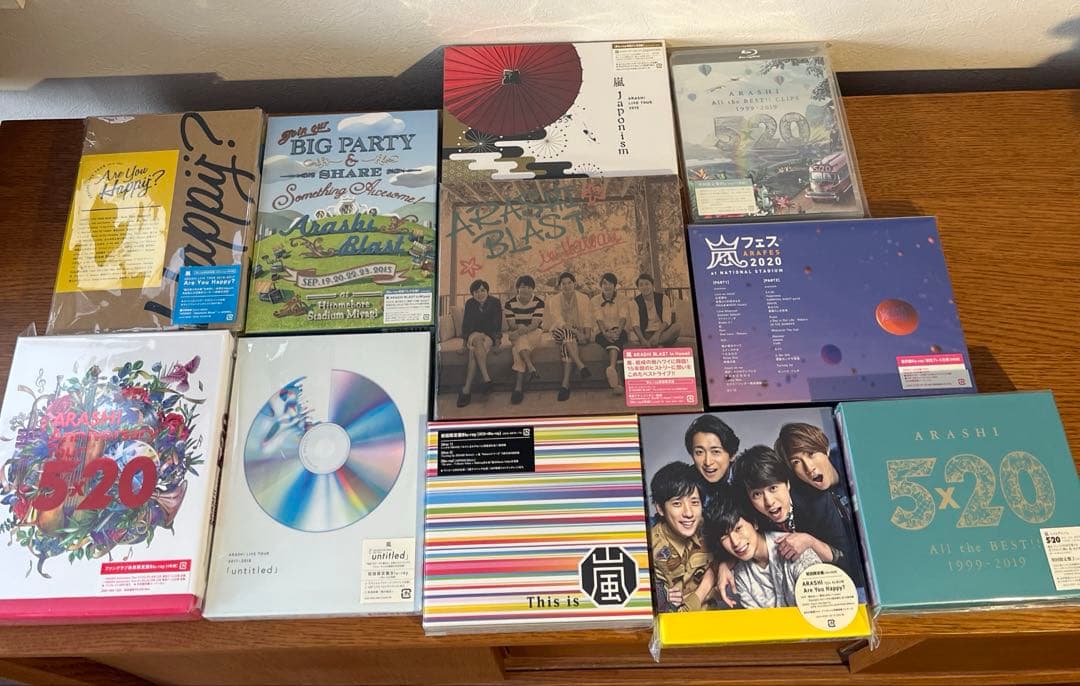 嵐 (初回限定版及びファンクラブ限定版のみ)CD Blu-ray 11タイトル