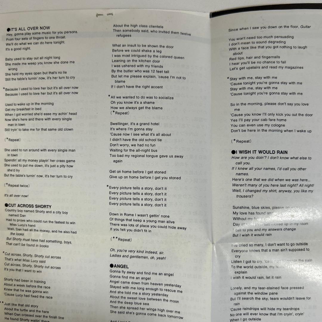 洋楽 Rod Stewart It's All Over Now 32PD-398