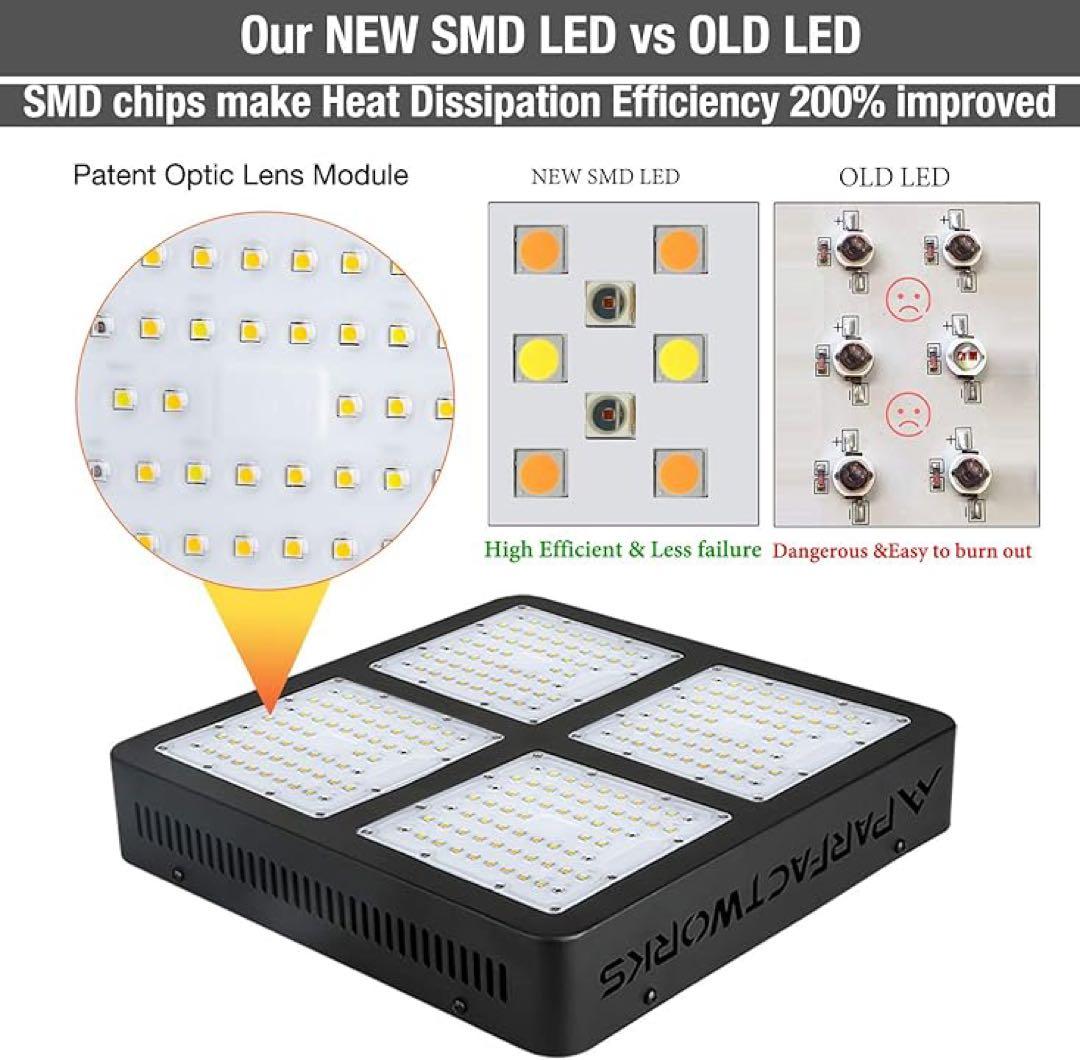 新品未使用 植物育成ライト フルスペクトル LED グロウライト