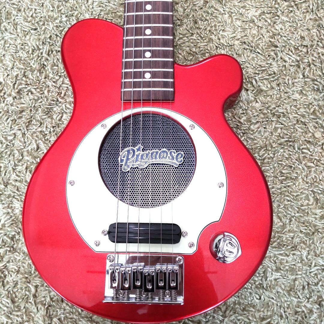 Pignose PGG-200（レッド） スピーカー内蔵ミニエレキギター