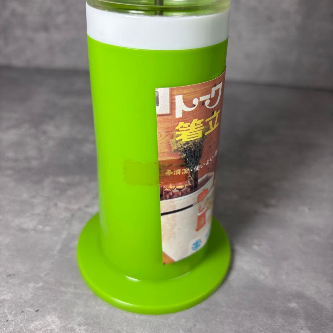 【新品未使用】レトロポップ　箱付き　箸立て トーワ　TOWA 花柄　昭和レトロ