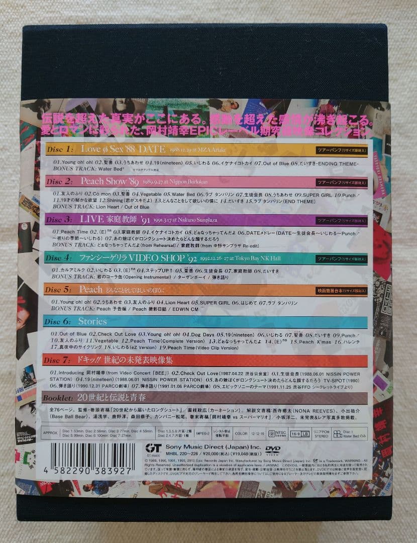 【中古品】岡村靖幸/20世紀と伝説と青春〈完全生産限定盤・7枚組〉