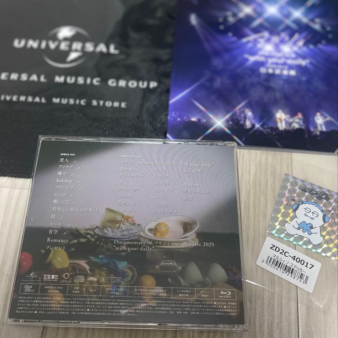 マルシィ　アルバム　Flavors ステッカー 2025年武道館 daily