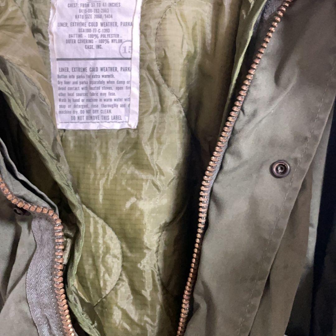 【Y96】米軍M65モッズコート/フィッシュテールパーカ【M】カーキ