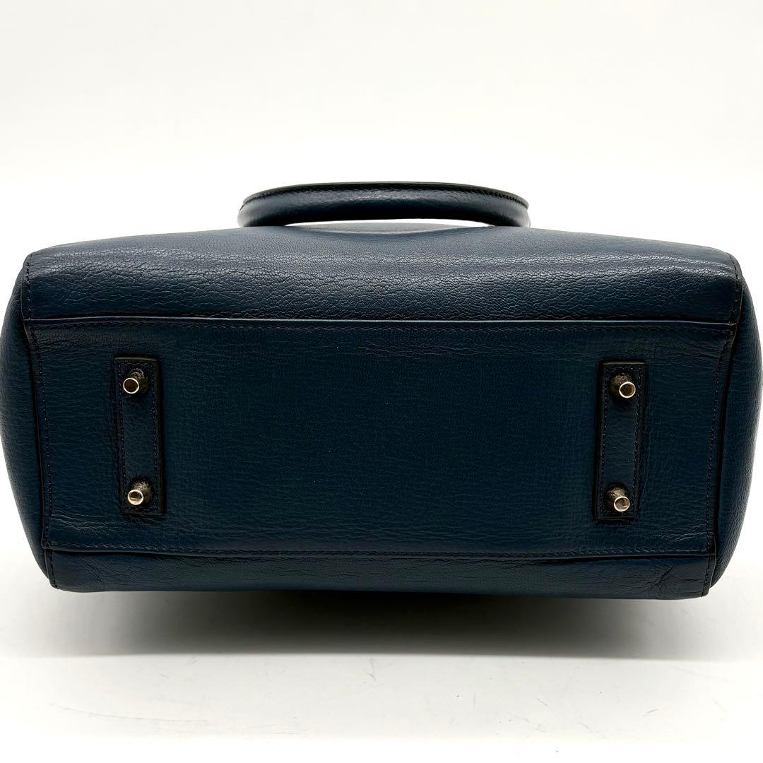 美品✨アニヤハインドマーチ イーブリー 2way ハンドバッグ レザー ブルー