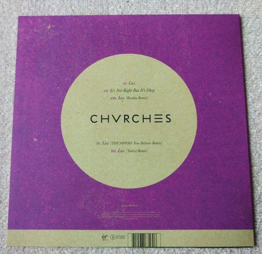 Chvrches チャーチズ レコード 5枚