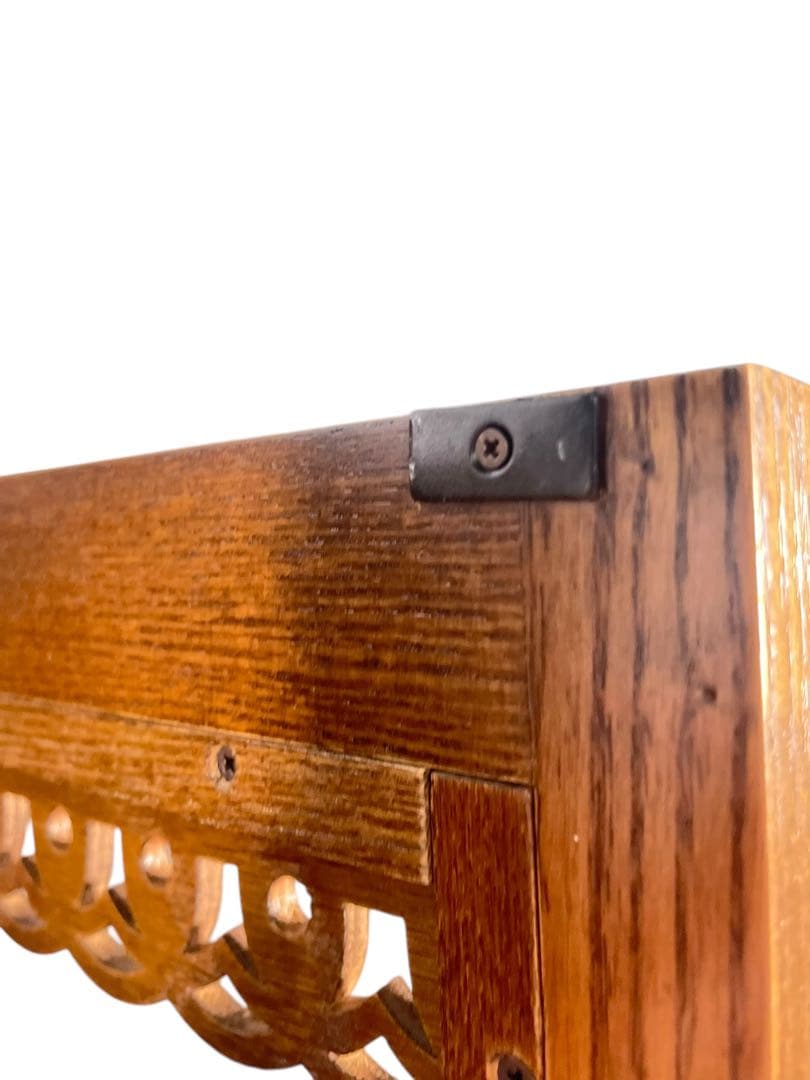 HR578 【美品】パリの雑貨屋　日本製　飾り棚　2枚扉