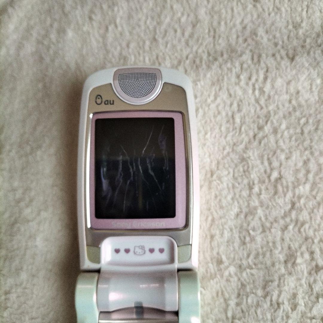 【激レア】au A3014S ハローキティ 携帯電話 ガラケー 平成レトロ