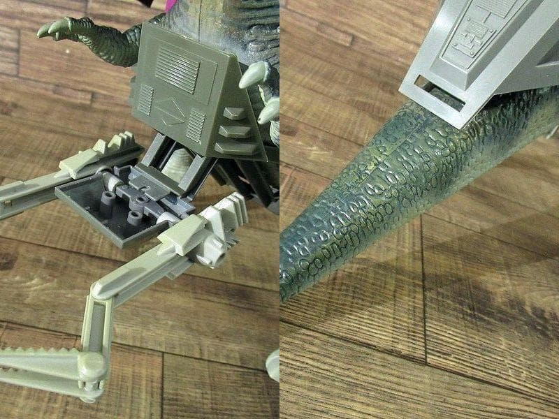 動作確認済 当時モノ エポック社 武装恐竜ダイノス ルーラン軍 ティラノサウルス