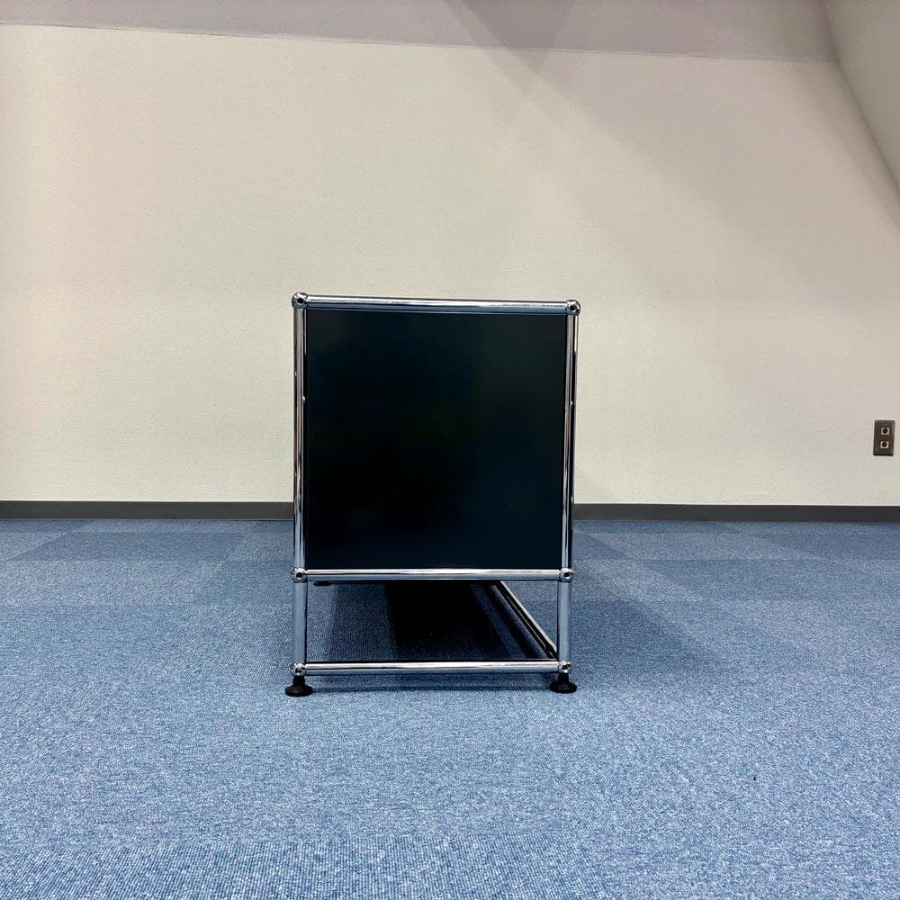 中古 USMハラー｜キャビネット テレビボード 3列2段 アントラサイト