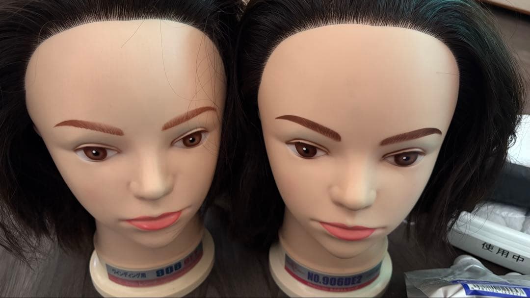 美容師用ウィッグとスタイリングセット