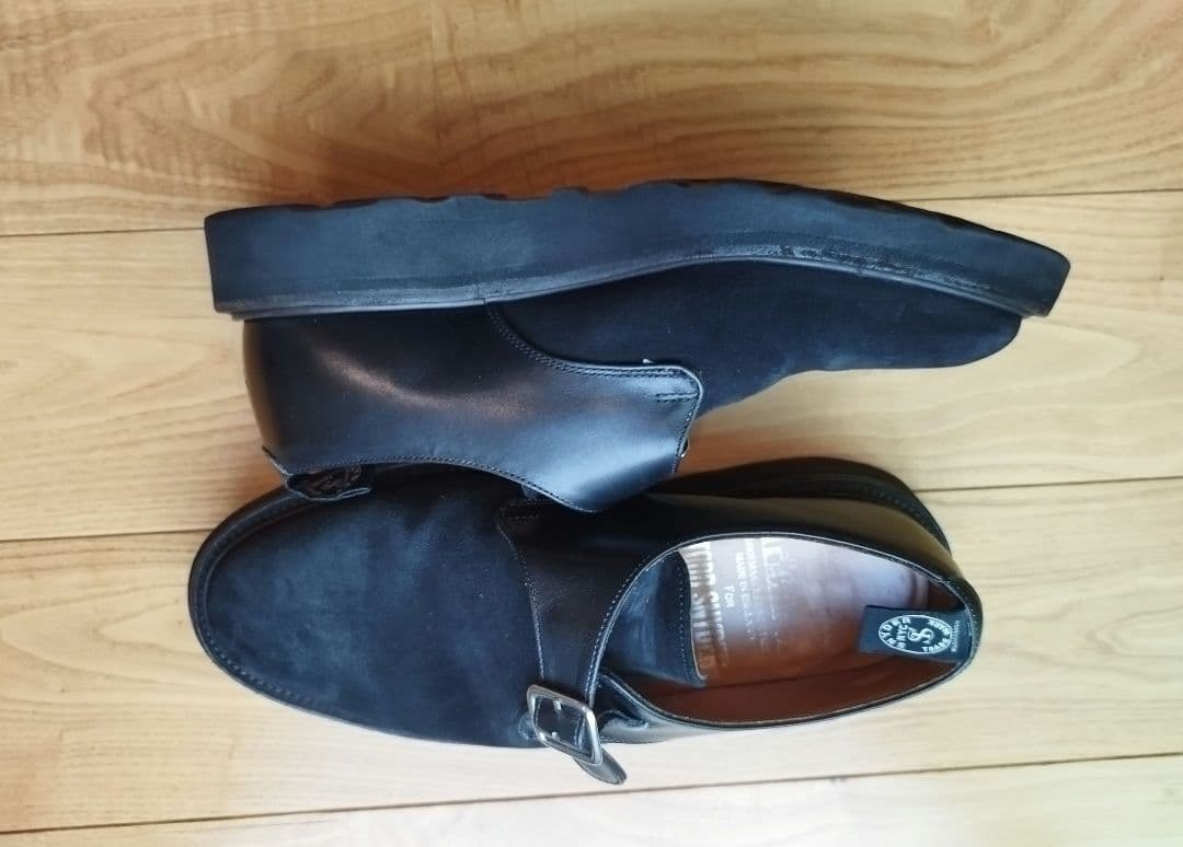 Tricker's ☓ Todd Snyder モンクストラップシューズ