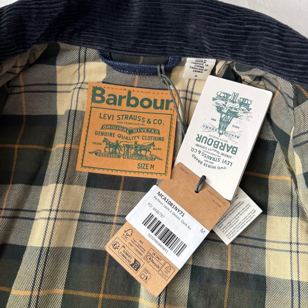 Levi's × Barbour os bedale denim jacket