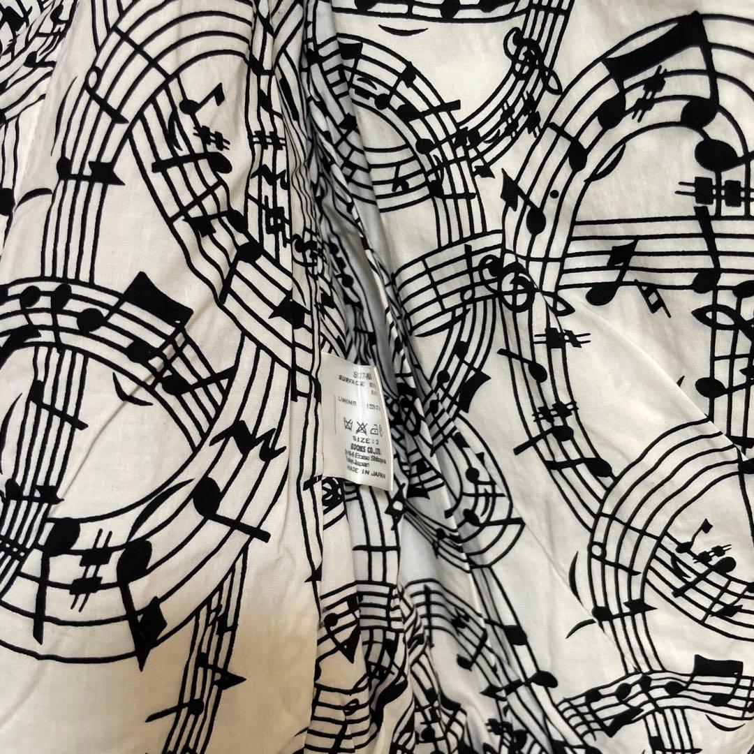 00s Number Nine ボタン テーラーベスト 音符 ナンバーナイン