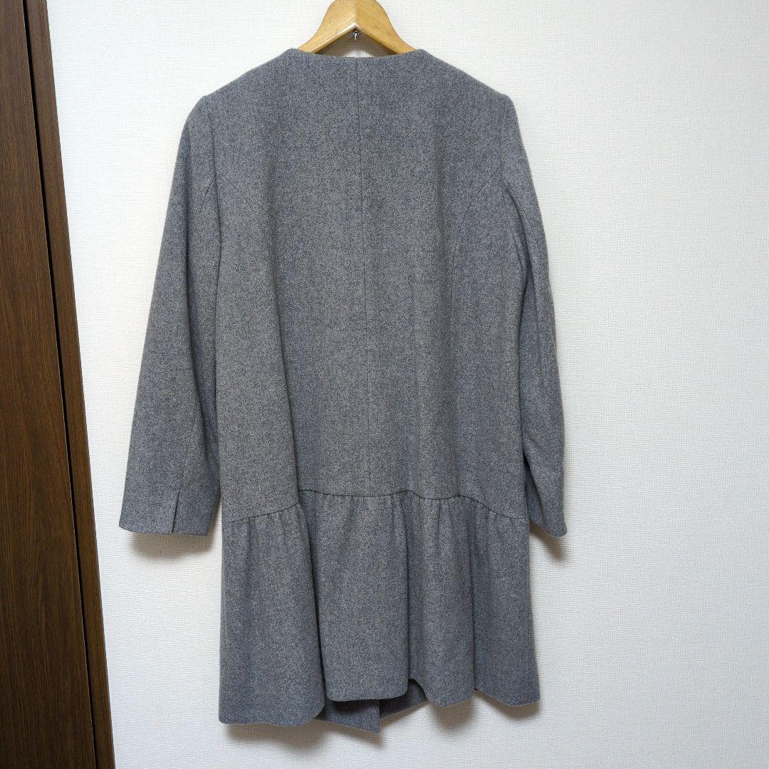 【美品】ローズティアラ　リボンウールコート サイズ42