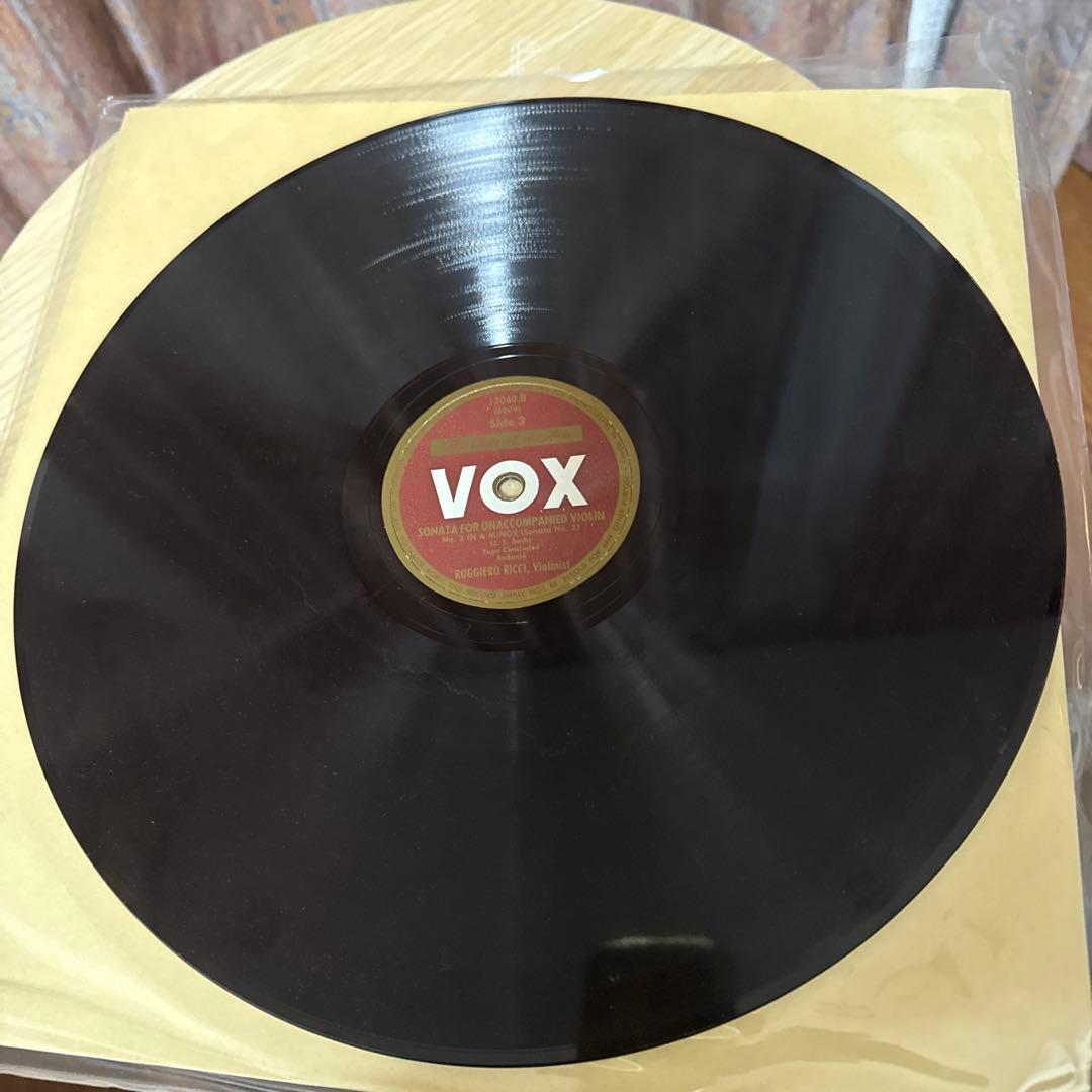 SP米2枚組 RUGGIERO RICCIバッハ無伴奏violin sonata