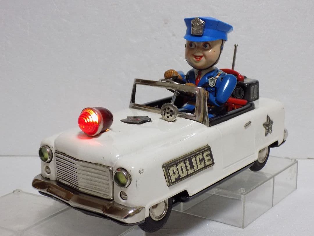 野村トーイ•新工社？ダブルネーム　電動　MYSTERY•POLIS.CAR動作品