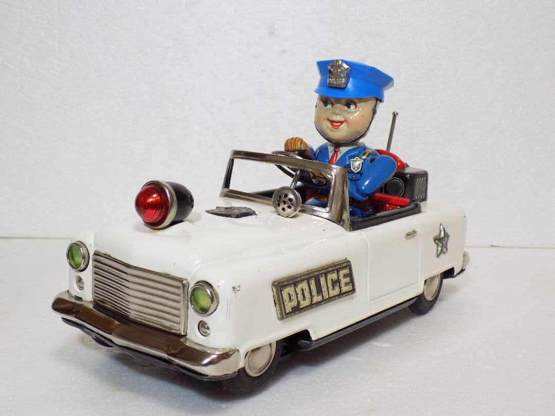 野村トーイ•新工社？ダブルネーム　電動　MYSTERY•POLIS.CAR動作品