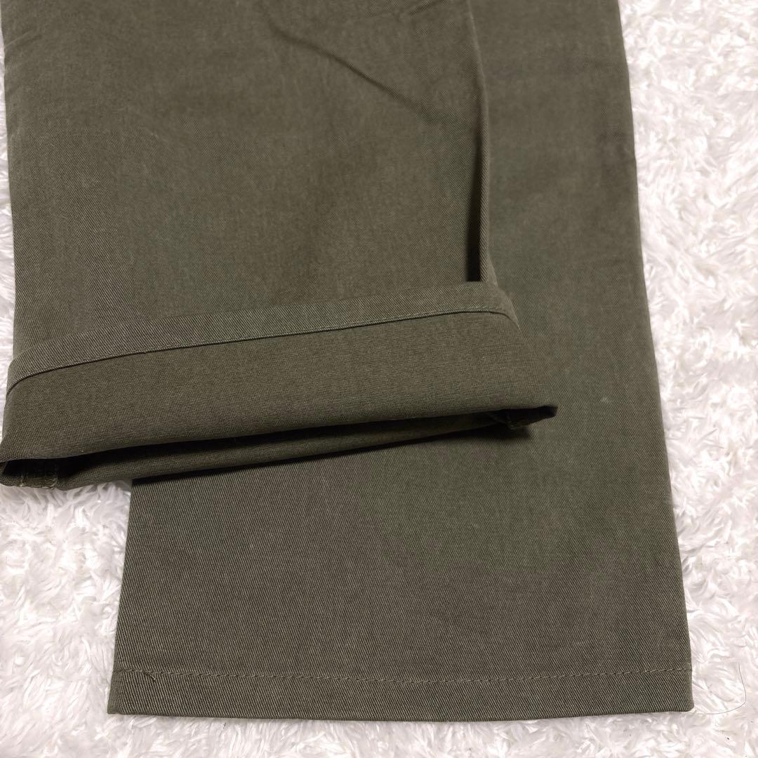 【未使用級】CUNE キューン うさぎがいる ワイド ストレート XS カーキ