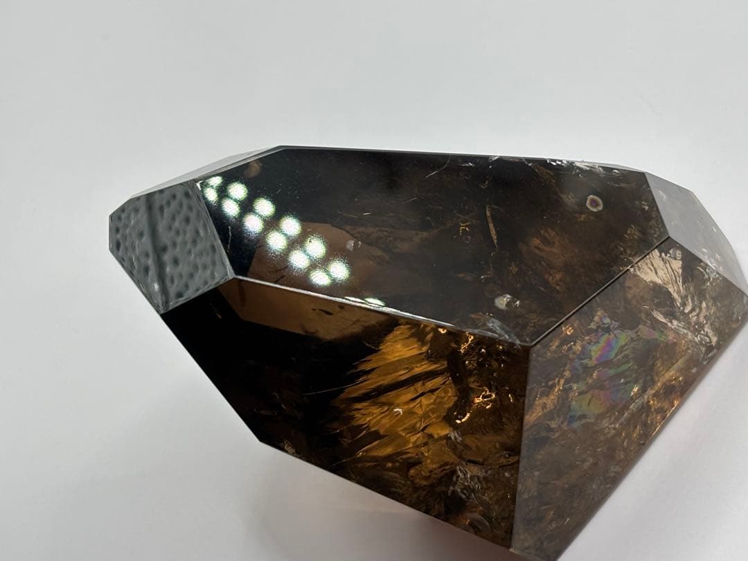 虹入り高品質スモーキークォーツ＊フリーフォーム＊天然石パワーストーン