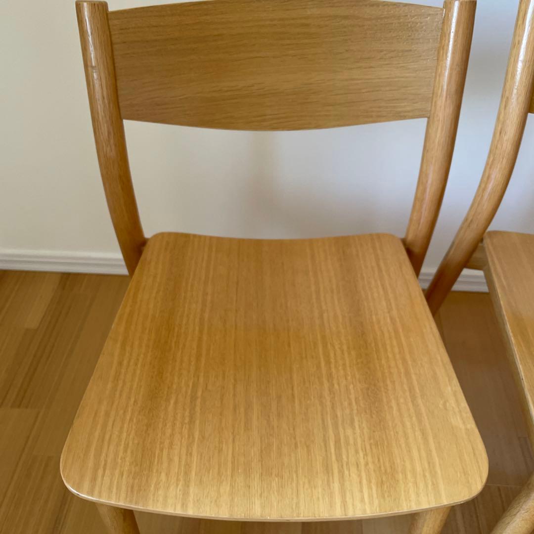 【MATSU】無印良品　椅子　4脚★⭐︎関東圏内のみ直接配送⭐︎★