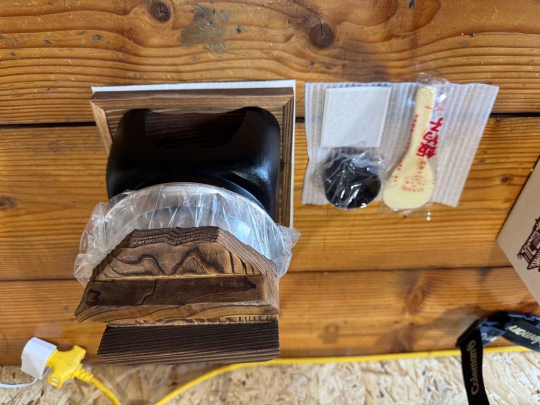 釜飯用セット 木製台座付き４セット