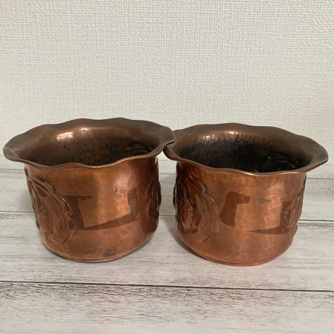 北欧 ヴィンテージ コパー 銅製 ろうそくホルダー どんぐり スウェーデン製