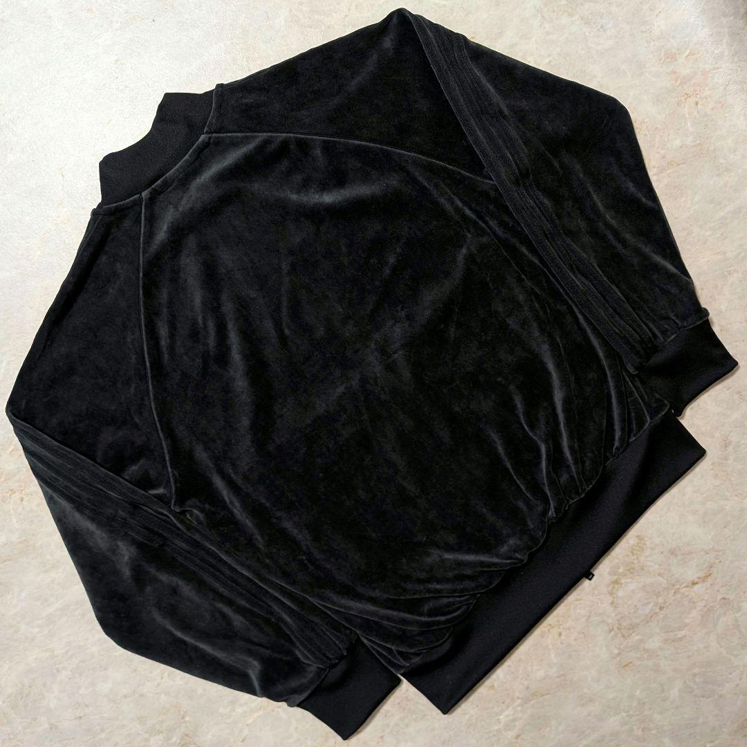 大人気⭐完売品adidas スーパースターSSTベロアトラックジャケット黒2XL