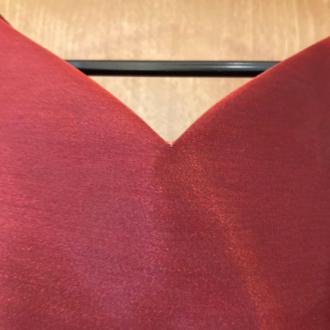 ノンプレステージ　赤いドレス　レッドシャンブレー11号　2way