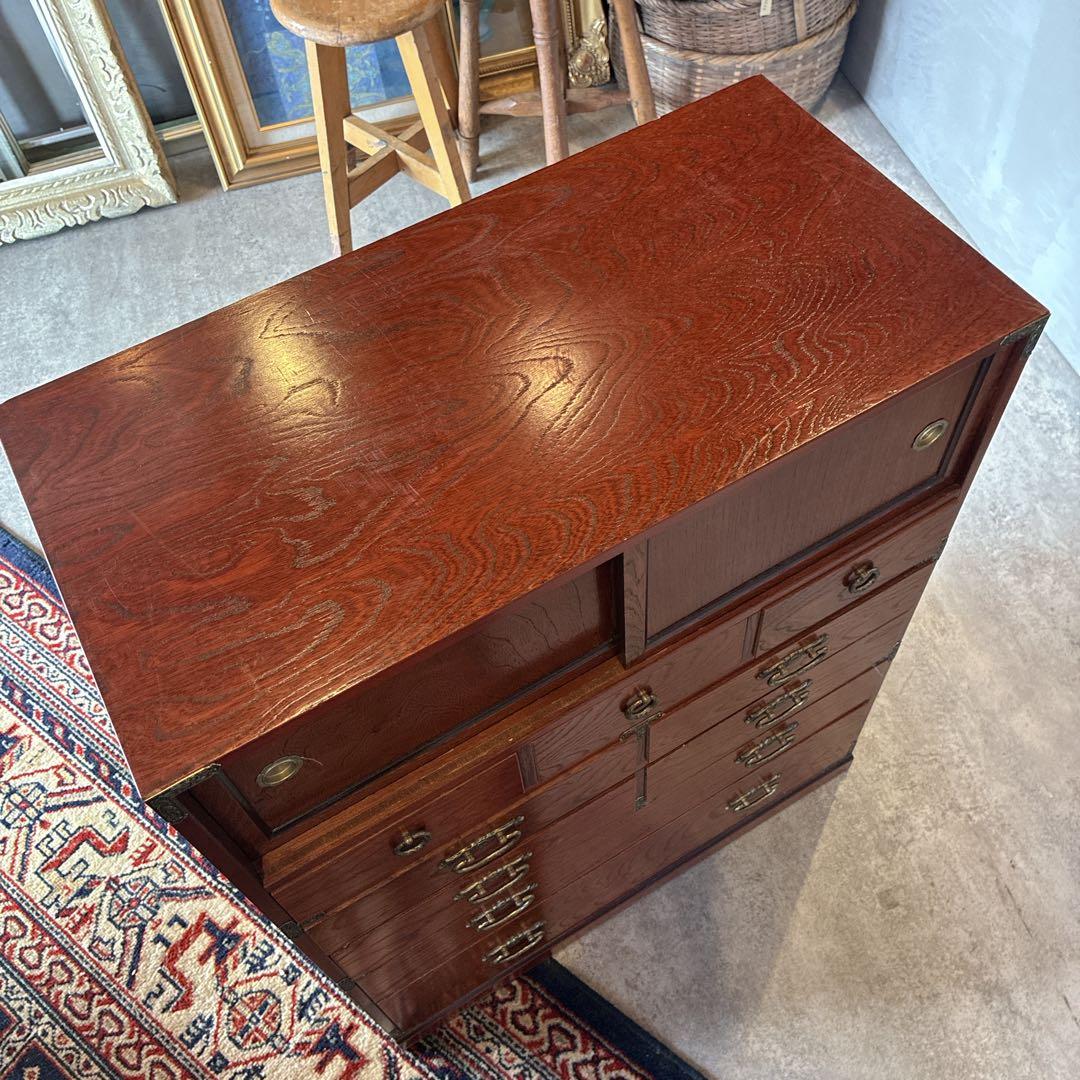 美品　小箪笥　民芸箪笥　7段　レトロ