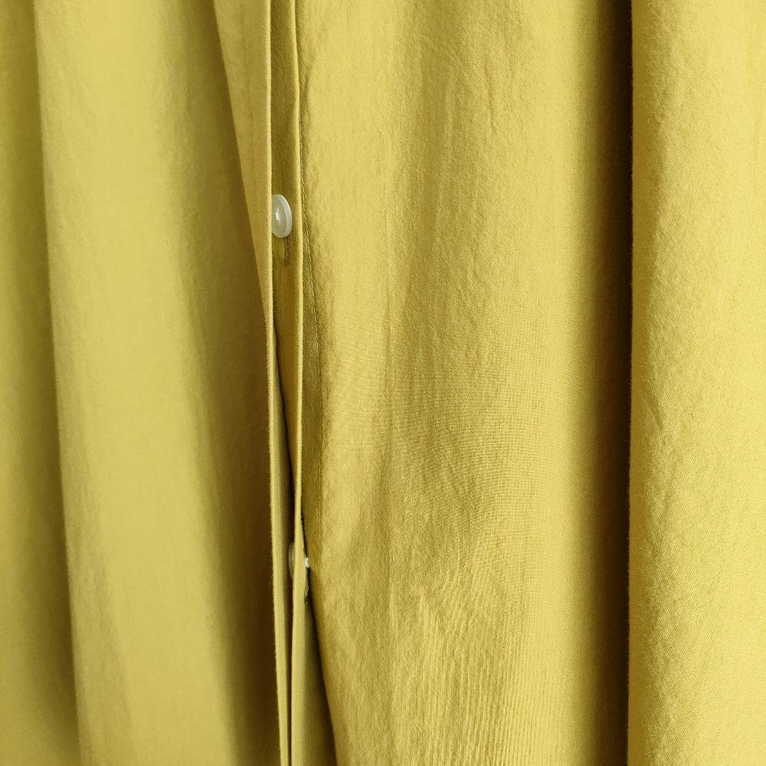 新品 HUIS. 遠州織物オーガニックコットンバルーンスリーブワイドブラウス